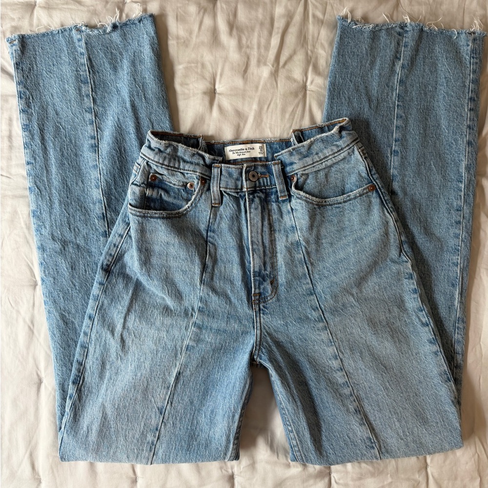 Abercrombie & Fitch The 90s Relaxed Fit High Rise Size 25L Curve Love